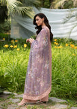 Elaf Premium Embroidered Luxury Lawn Unstitched 3Pc Suit ELQ-6A BLUSHING ROSE