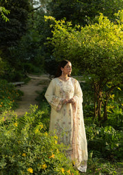 Elaf Premium Embroidered Luxury Lawn Unstitched 3Pc Suit ELQ-7B SWEET TALK