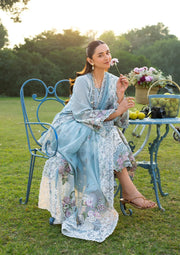 Elaf Premium Embroidered Luxury Lawn Unstitched 3Pc Suit ELY-07 MORNIG DRIZZLE