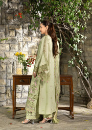 Elaf Premium Embroidered Luxury Lawn Unstitched 3Pc Suit ELY-11 SPANISH MUSE