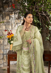 Elaf Premium Embroidered Luxury Lawn Unstitched 3Pc Suit ELY-11 SPANISH MUSE