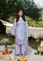 Elaf Premium Embroidered Luxury Lawn Unstitched 3Pc Suit ELY-03B PARADISE