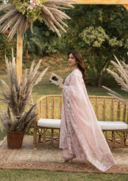 Elaf Premium Embroidered Luxury Lawn Unstitched 3Pc Suit ELY-04A BLOOMING