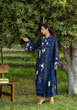 Elaf Premium Embroidered Luxury Lawn Unstitched 3Pc Suit ELY-04B BLUE BELLE