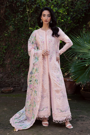 Zarposh Celia Embroidered Luxury Lawn Unstitched 3Pc Suit - ELYSE