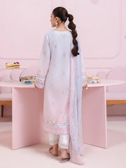 Qalamkar QPrints Embroidered Lawn Unstitched 3Pc Suit EM-01B BLAIR