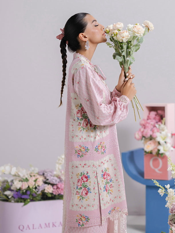 Qalamkar QPrints Embroidered Lawn Unstitched 3Pc Suit EM-02B KIRA