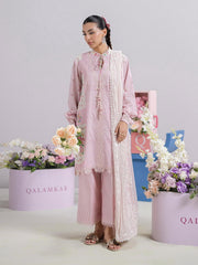 Qalamkar QPrints Embroidered Lawn Unstitched 3Pc Suit EM-02B KIRA