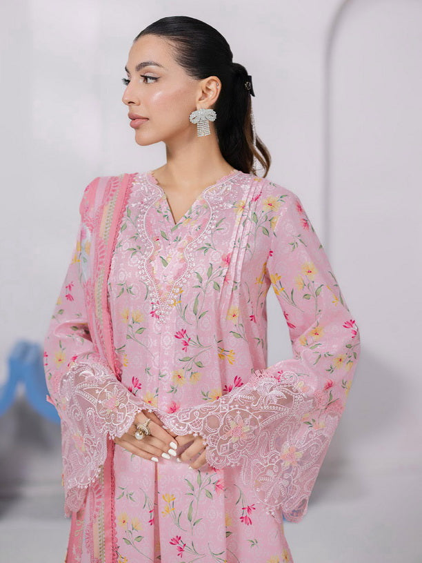Qalamkar QPrints Embroidered Lawn Unstitched 3Pc Suit EM-04A VERA