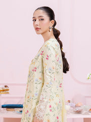 Qalamkar QPrints Embroidered Lawn Unstitched 3Pc Suit EM-04B LAUREL