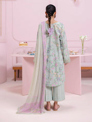 Qalamkar QPrints Embroidered Lawn Unstitched 3Pc Suit EM-05B GRETA