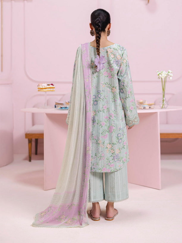 Qalamkar QPrints Embroidered Lawn Unstitched 3Pc Suit EM-05B GRETA
