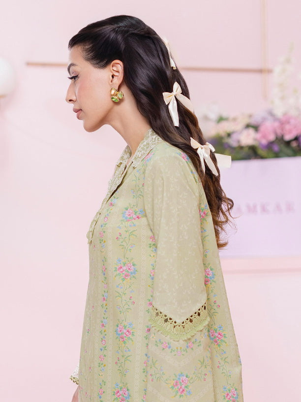 Qalamkar QPrints Embroidered Lawn Unstitched 3Pc Suit EM-07A XENA