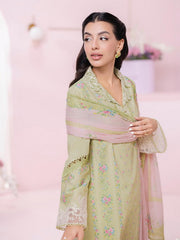 Qalamkar QPrints Embroidered Lawn Unstitched 3Pc Suit EM-07A XENA
