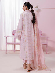 Qalamkar QPrints Embroidered Lawn Unstitched 3Pc Suit EM-07B EDEN