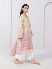 Qalamkar QPrints Embroidered Lawn Unstitched 3Pc Suit EM-08A SIERRA