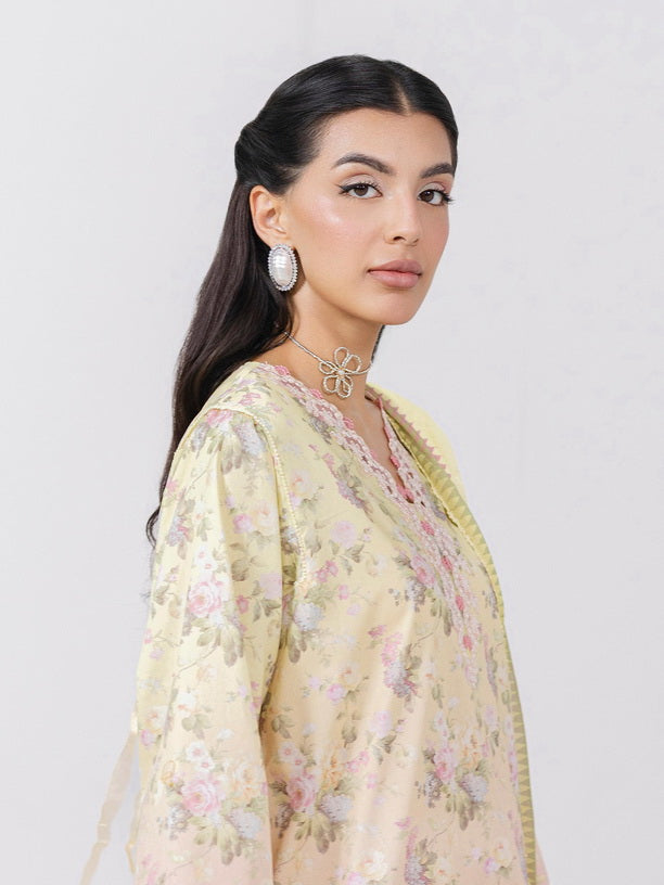 Qalamkar QPrints Embroidered Lawn Unstitched 3Pc Suit EM-08A SIERRA