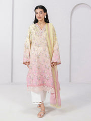 Qalamkar QPrints Embroidered Lawn Unstitched 3Pc Suit EM-08A SIERRA