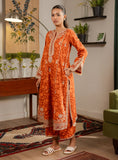 Faiza Faisal Lumiere Printed Khaddar Stitched 2Pc Suit - EMBER