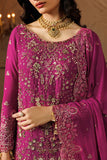 Emaan Adeel Celeste Embroidered Chiffon Unstitched 3Pc Suit - EMBER