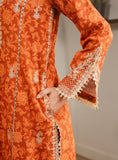 Faiza Faisal Lumiere Printed Khaddar Stitched 2Pc Suit - EMBER