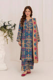 Feathers Digital Printed Dhanak Unstitched 3Pc Suit EMBERLY-FT588