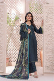 Feathers Digital Printed Khaddar Unstitched 3Pc Suit EMERALD DREAM-FT148