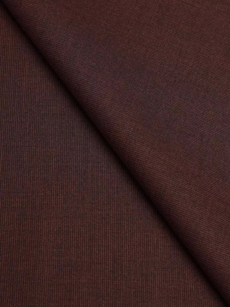 Emperor by edenrobe Men's Unstitched Blended Fabric Suit - Brown