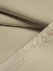Milano by edenrobe Men's Unstitched Blended Fabric Suit - Beige