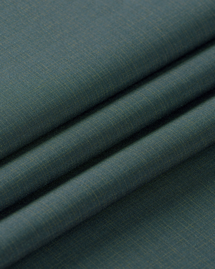Vogue by edenrobe Men's Unstitched Blended Fabric Suit - Green