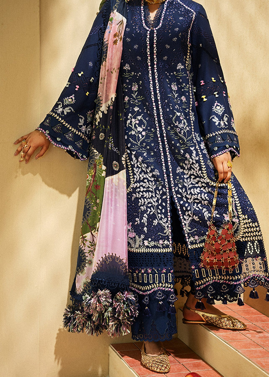 Suffuse Eid Unstitched Embroidered Lawn 3Pc Suit - ENA