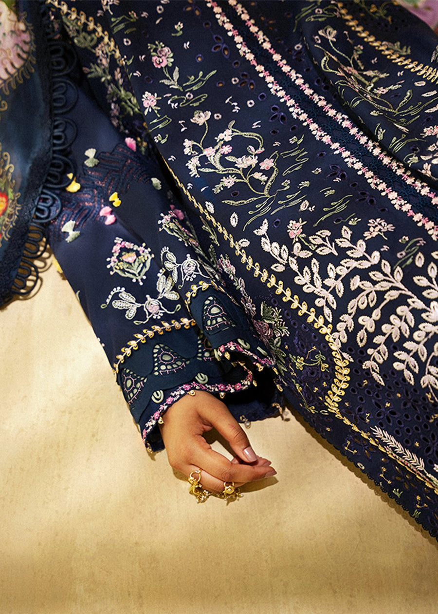 Suffuse Eid Unstitched Embroidered Lawn 3Pc Suit - ENA