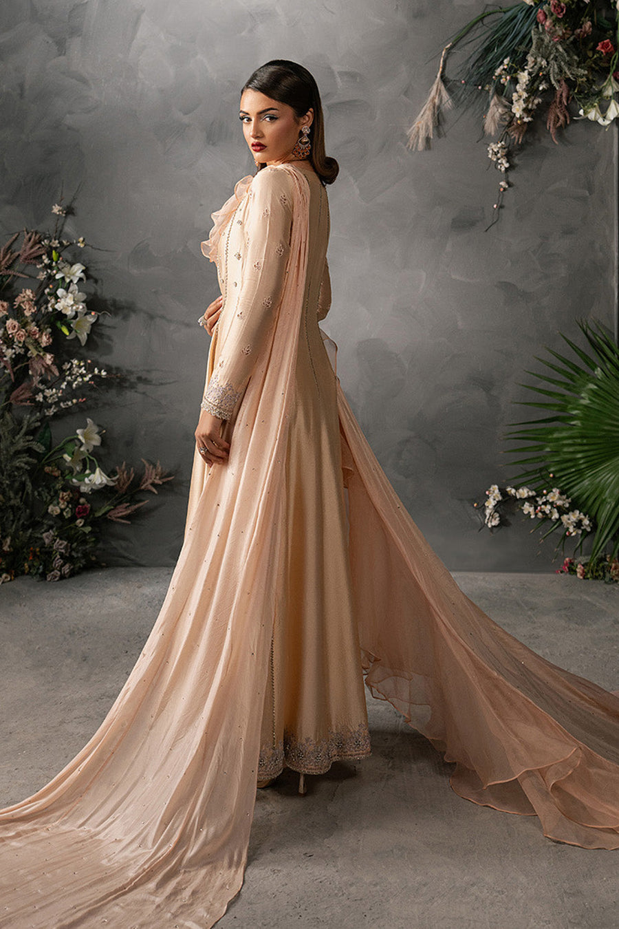 Zariya Anahira Ready to Wear Silk Organza 3Pc Suit ZB50081 ENA