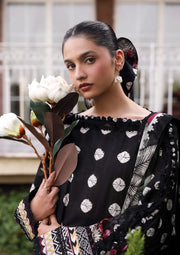 Elaf Premium Belladore Printed Lawn Unstitched 3Pc Suit EPA-1B QUEEN