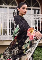 Elaf Premium Belladore Printed Lawn Unstitched 3Pc Suit EPA-1B QUEEN