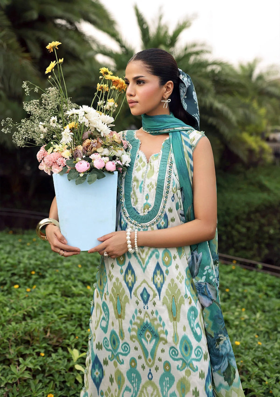 Elaf Premium Belladore Printed Lawn Unstitched 3Pc Suit EPA-2B JUNE