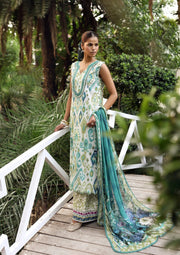 Elaf Premium Belladore Printed Lawn Unstitched 3Pc Suit EPA-2B JUNE