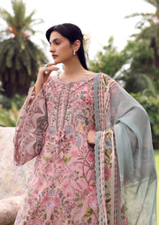 Elaf Premium Belladore Printed Lawn Unstitched 3Pc Suit EPA-3A CHESSA