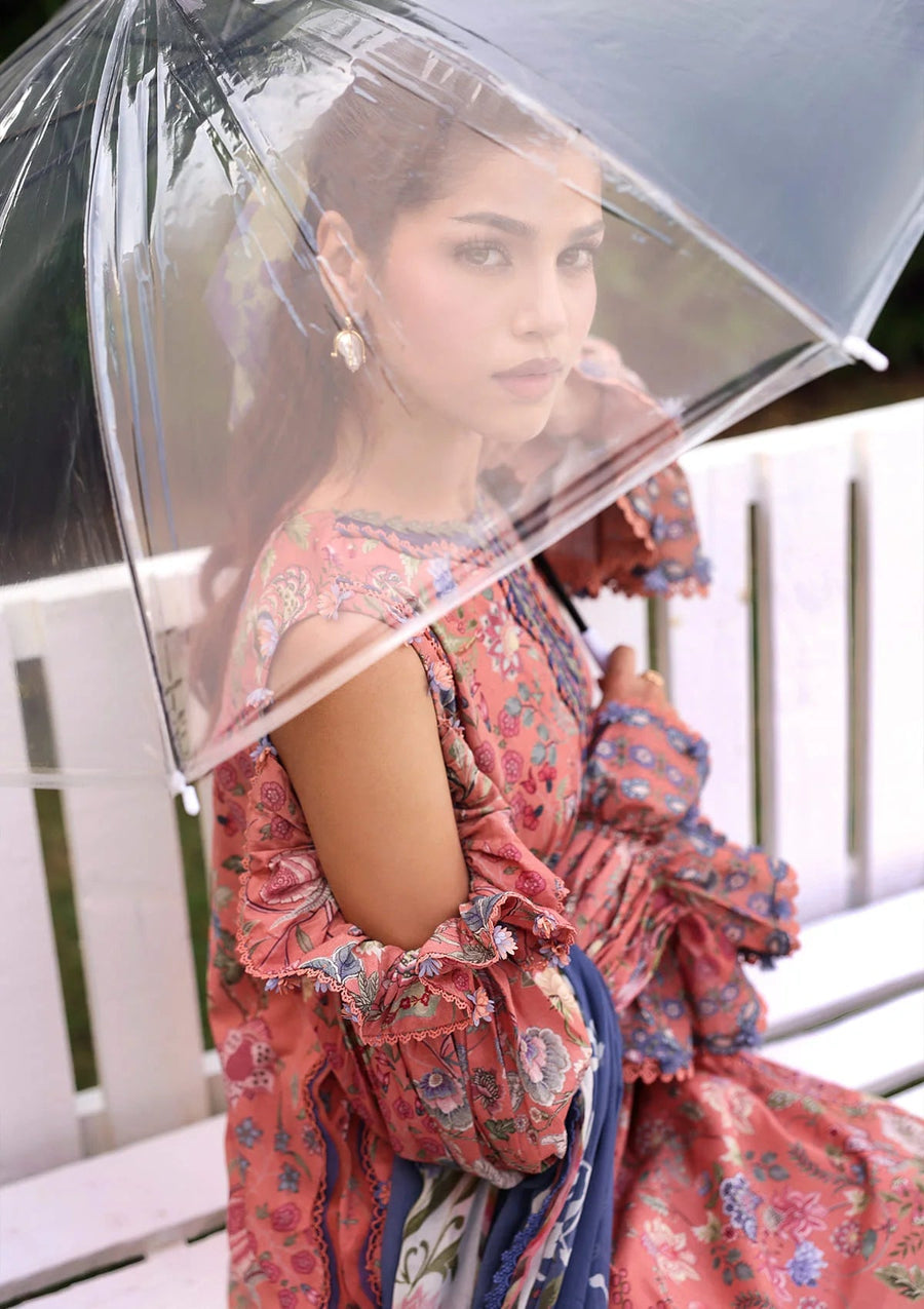 Elaf Premium Belladore Printed Lawn Unstitched 3Pc Suit EPA-3B LOVELLE