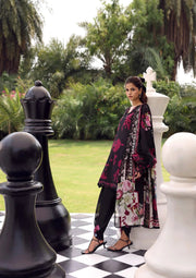 Elaf Premium Belladore Printed Lawn Unstitched 3Pc Suit EPA-4A SCARLET