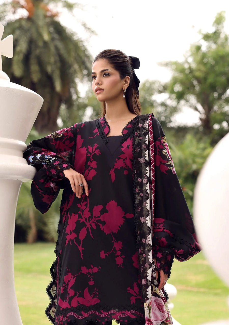 Elaf Premium Belladore Printed Lawn Unstitched 3Pc Suit EPA-4A SCARLET