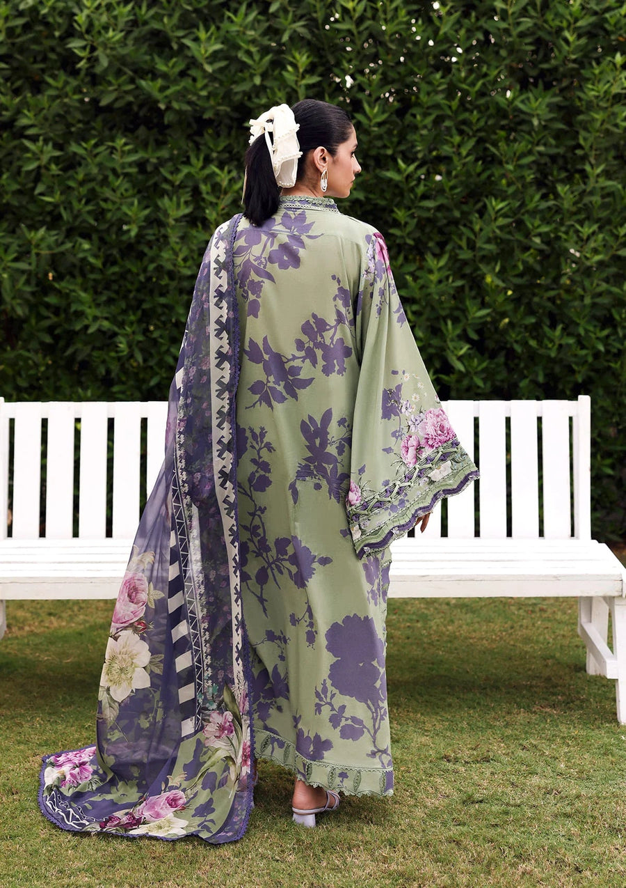 Elaf Premium Belladore Printed Lawn Unstitched 3Pc Suit EPA-4B VIENNA