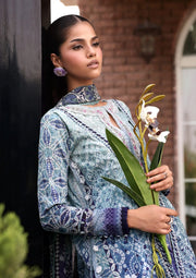 Elaf Premium Belladore Printed Lawn Unstitched 3Pc Suit EPA-5A ÉCLAIR