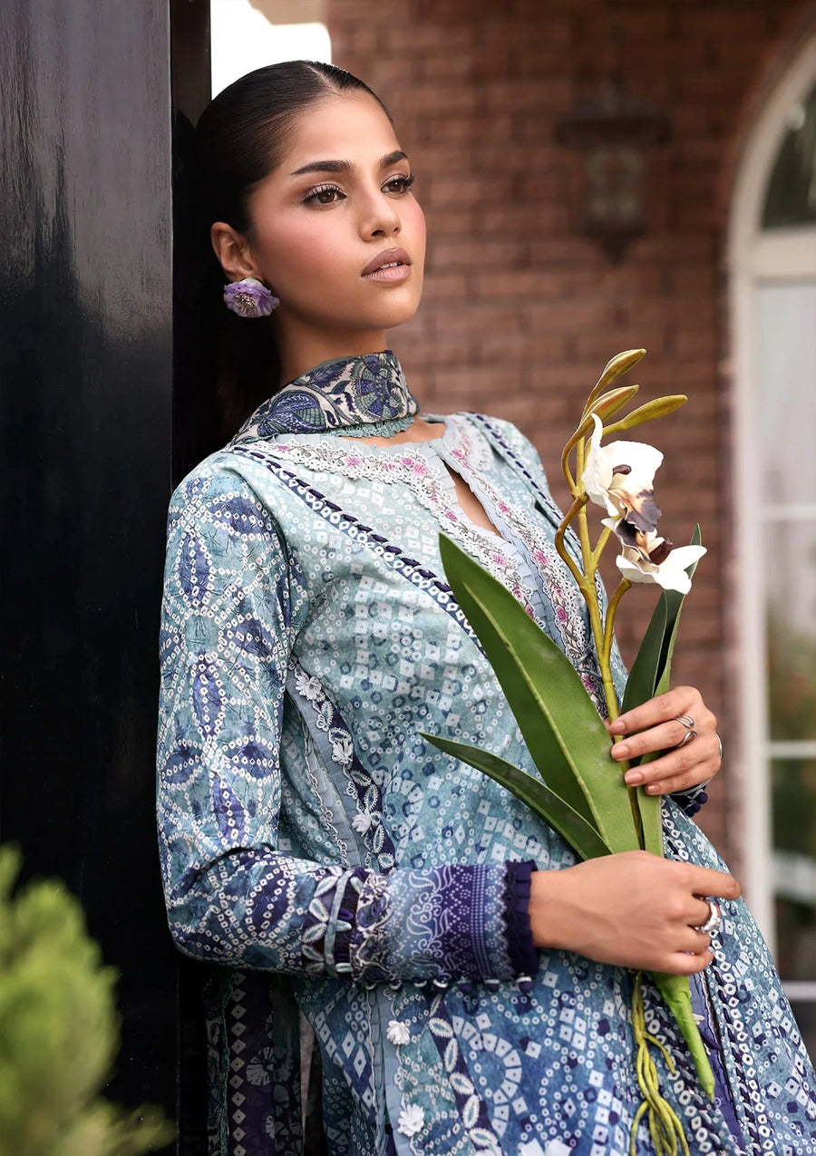 Elaf Premium Belladore Printed Lawn Unstitched 3Pc Suit EPA-5A ÉCLAIR