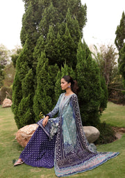 Elaf Premium Belladore Printed Lawn Unstitched 3Pc Suit EPA-5A ÉCLAIR