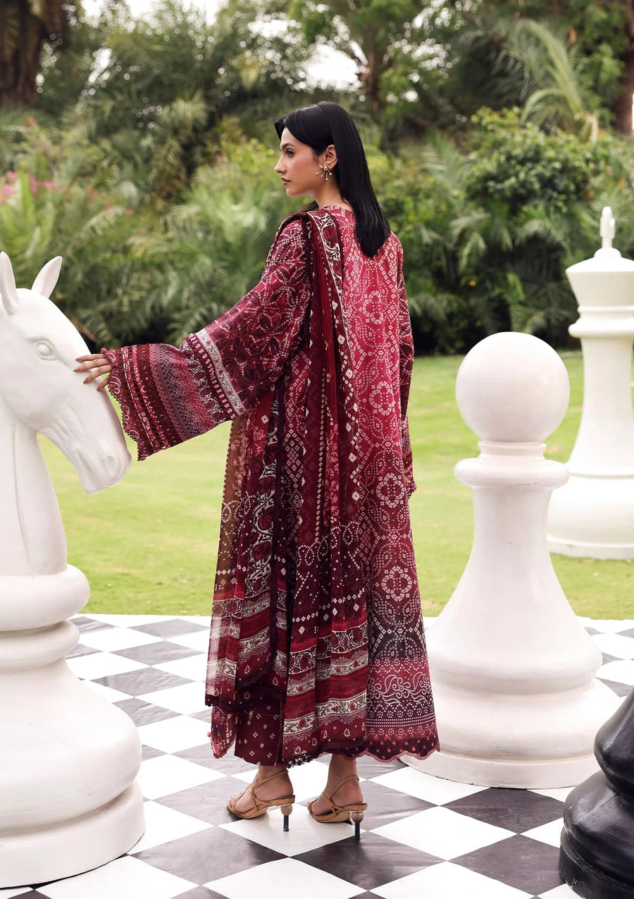 Elaf Premium Belladore Printed Lawn Unstitched 3Pc Suit EPA-5B MONTROSE