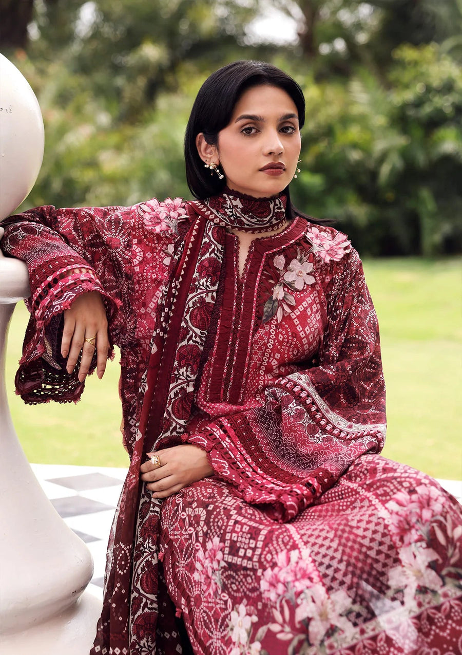 Elaf Premium Belladore Printed Lawn Unstitched 3Pc Suit EPA-5B MONTROSE
