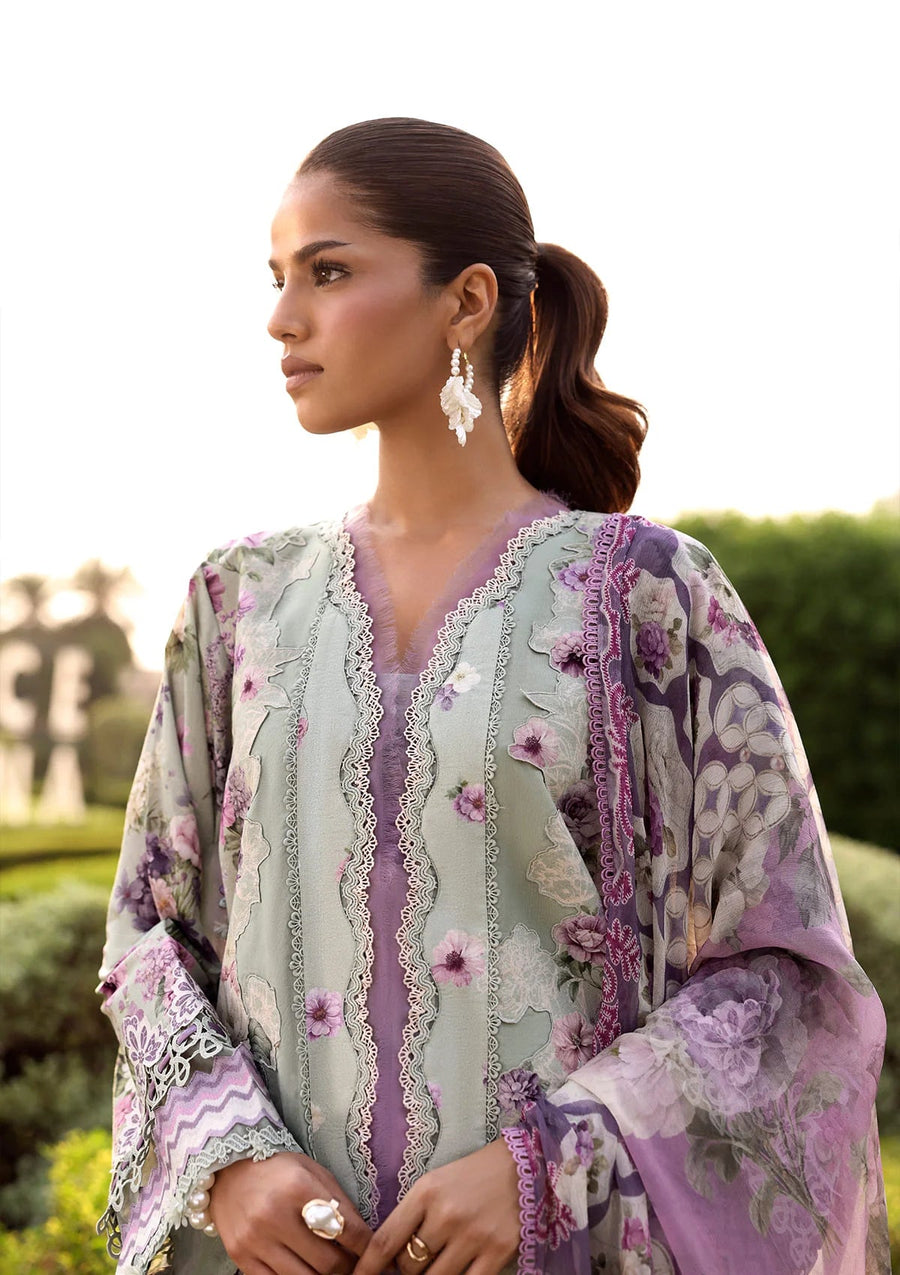 Elaf Premium Belladore Printed Lawn Unstitched 3Pc Suit EPA-6A CASTELLA