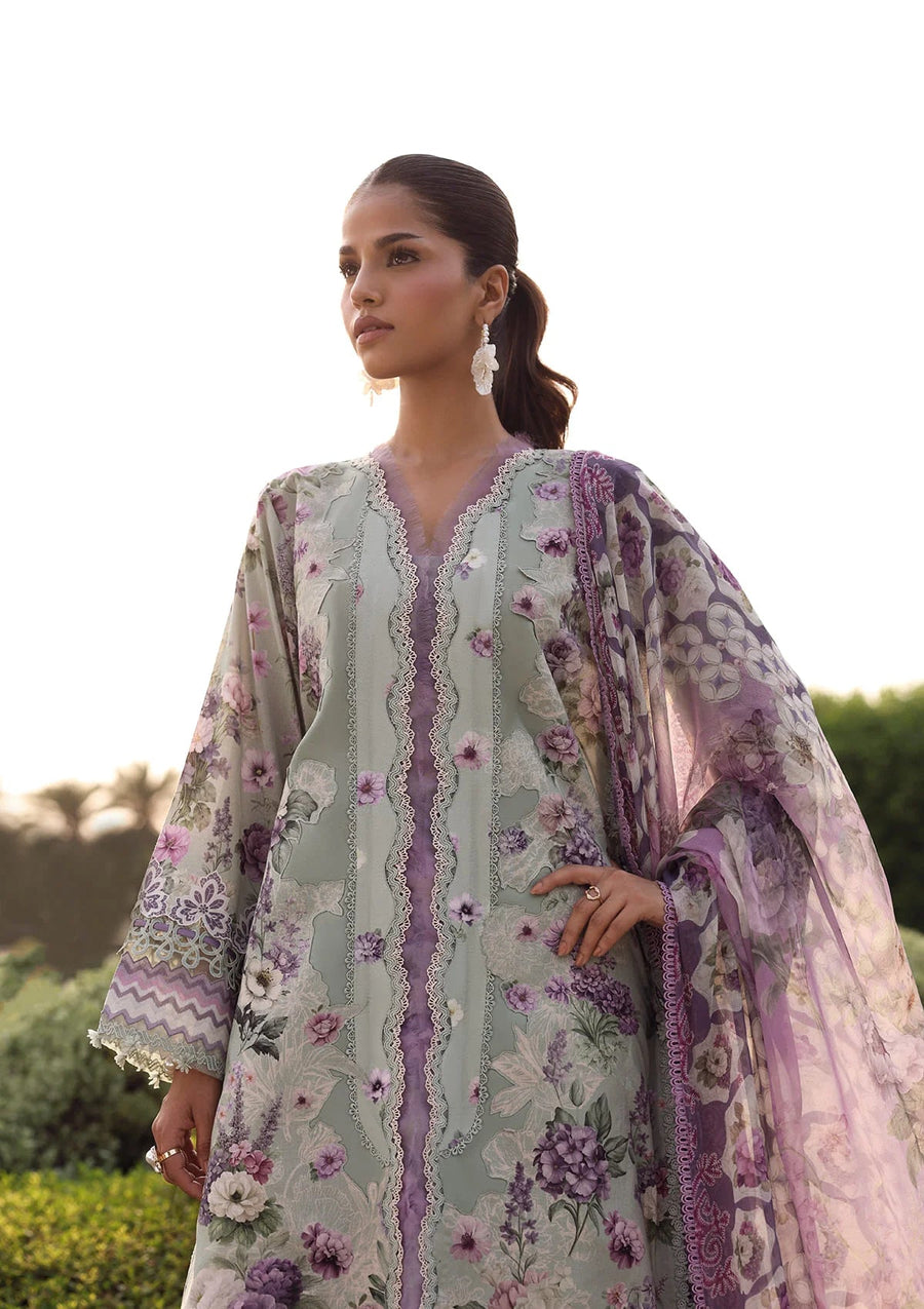 Elaf Premium Belladore Printed Lawn Unstitched 3Pc Suit EPA-6A CASTELLA