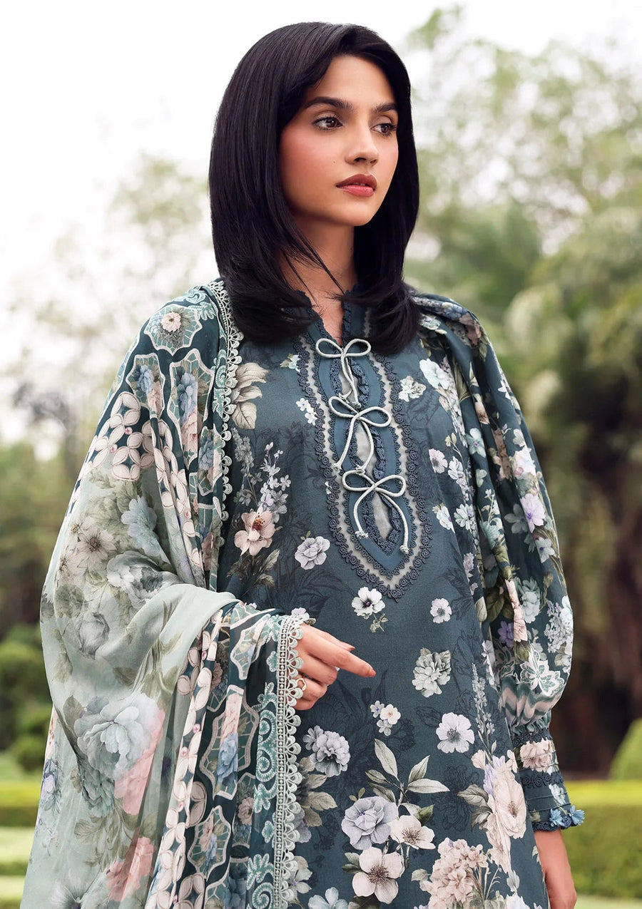 Elaf Premium Belladore Printed Lawn Unstitched 3Pc Suit EPA-6B HEATHER